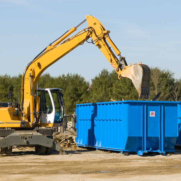 can i request a rental extension for a residential dumpster in Reeltown Alabama